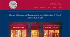 Desktop Screenshot of antike-uhren-doetsch.de